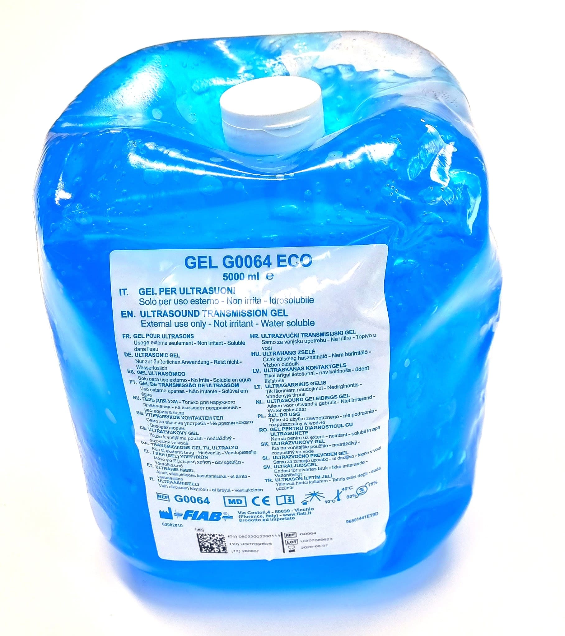 G0064 - Borsa flessibile da 5000 ml (ECG - GEL - Ultrasuoni)